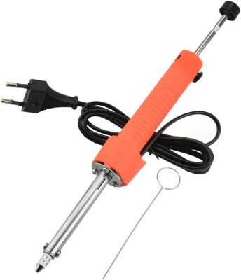 uptodatetools 30W Vacuum Welding Solder Sucker Solder Desoldering Sucking Suction Pen Pump Tin Remover Tool 30 W Simple(Round Tip)