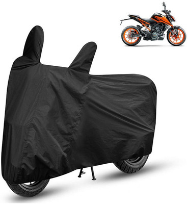 StoreXonline Two Wheeler Cover for KTM(200 Duke, Black)