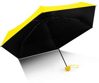 SWISS WONDER ™ BAU-75 Light and Small Capsule Umbrella with Cute Capsule Case Umbrella(Yellow)