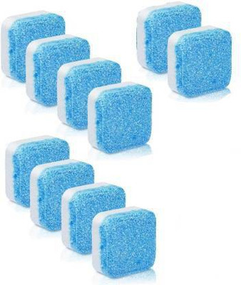 orsop 10 Psc Washing Machine Stain Tank Cleaner Deep Cleaning Detergent Tablet for Perfectly Cleaning of Tub/Drum Stain Remover (How to use: Make the washing machine in washing mode and put 1 piece of effervescent table into the drum. Soak for about 60 minutes after washing for 15 minutes. Discharge