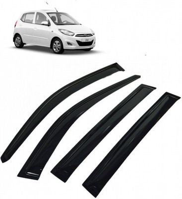 ORISTO For Front, Rear Wind Deflector(Tinted Hyundai i10 Active)