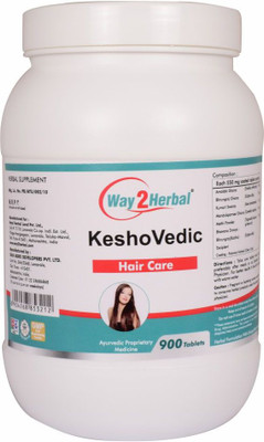 Way2Herbal KESHOVEDIC - 900 Tablets(900 Tablets)