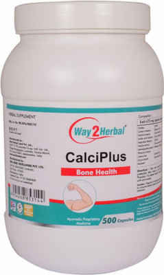 Way2Herbal CALCIPLUS - 500 Capsules(500 Capsules)