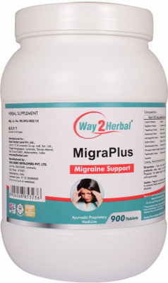 Way2Herbal MIGRAPLUS - 900 Tablets(900 Tablets)