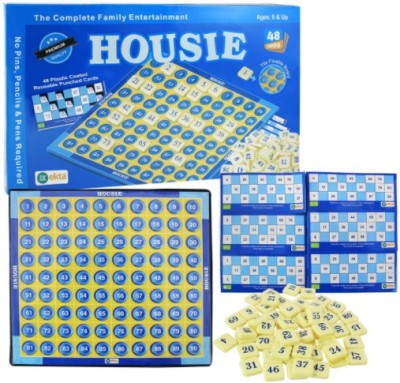 mohini collection Housie Board Game with 48 Reusable Cards Board Game Accessories