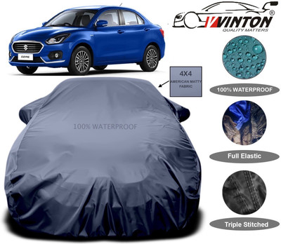V VINTON Car Cover For Maruti Suzuki Swift Dzire AMT VXI Petrol(Grey)