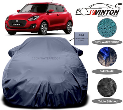 V VINTON Car Cover For Maruti Suzuki Swift AMT VXI Petrol(Grey)