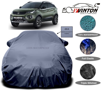 V VINTON Car Cover For Tata Nexon 1.2 Revotron XE(Grey)