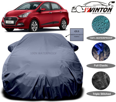 V VINTON Car Cover For Hyundai Xcent(Grey)