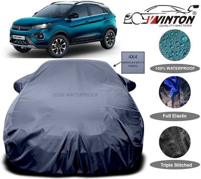 V VINTON Car Cover For Tata Nexon EV(Grey)