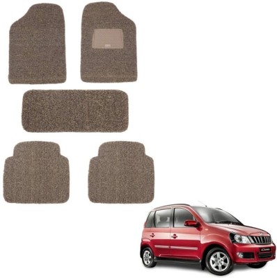 autokaar PVC, Rubber Standard Mat For  Mahindra Quanto(Beige, Brown)