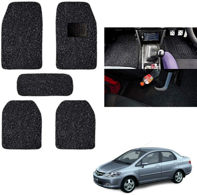 autokaar PVC, Rubber Standard Mat For  Honda City ZX(Black)