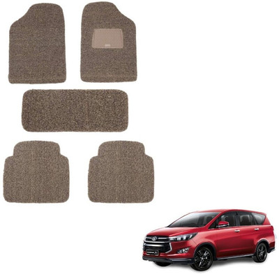 autokaar PVC, Rubber Standard Mat For  Toyota Innova Crysta(Beige, Brown)