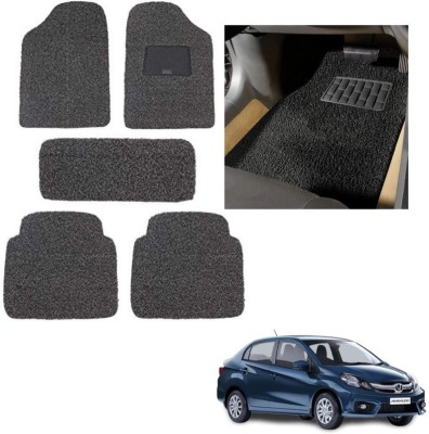 autokaar PVC, Rubber Standard Mat For  Honda Amaze(Grey, Black)