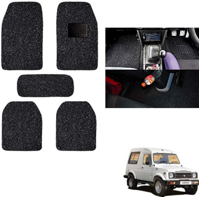 autokaar PVC, Rubber Standard Mat For  Maruti Gypsy(Black)