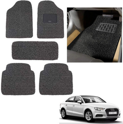 autokaar PVC, Rubber Standard Mat For  Audi A3(Grey, Black)