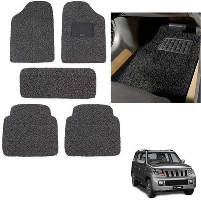 autokaar PVC, Rubber Standard Mat For  Mahindra TUV-300(Grey, Black)