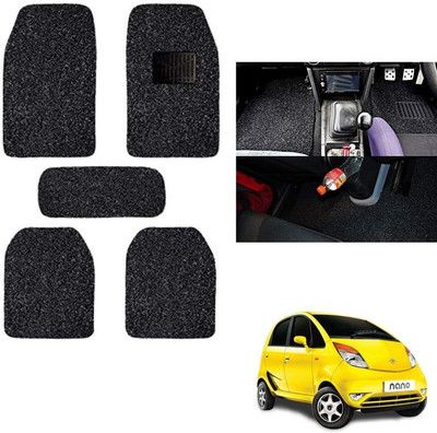 autokaar PVC, Rubber Standard Mat For  Tata Nano(Black)
