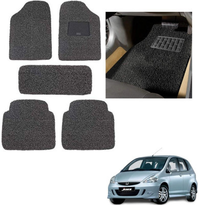 autokaar PVC, Rubber Standard Mat For  Honda Jazz(Grey, Black)