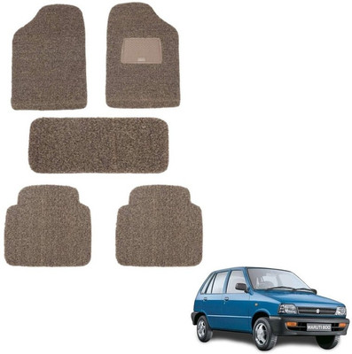 autokaar PVC, Rubber Standard Mat For  Maruti 800(Beige, Brown)