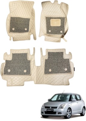 Euro Care Leatherite 7D Mat For  Maruti Suzuki Swift(Beige)