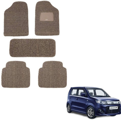 autokaar PVC, Rubber Standard Mat For  Maruti WagonR Stingray(Beige, Brown)