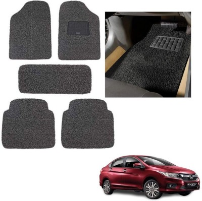 autokaar PVC, Rubber Standard Mat For  Honda City i-Dtec(Grey)