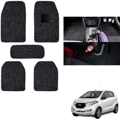 autokaar PVC, Rubber Standard Mat For  Datsun Redi GO(Black)