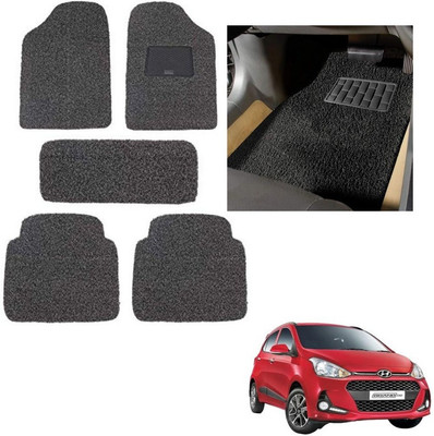 autokaar PVC, Rubber Standard Mat For  Hyundai Grand i10(Grey, Black)