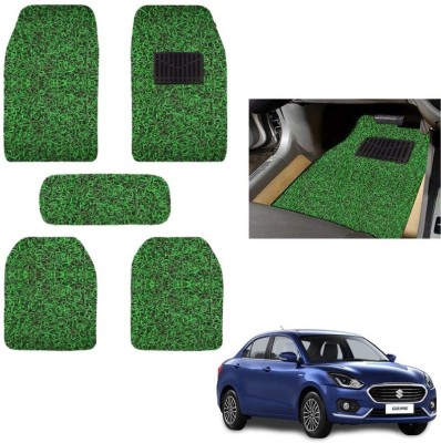 autokaar PVC, Rubber Standard Mat For  Maruti New Dzire(Green, Black)