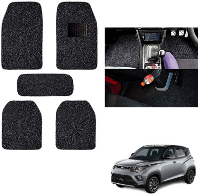 autokaar PVC, Rubber Standard Mat For  Mahindra KUV 100(Black)