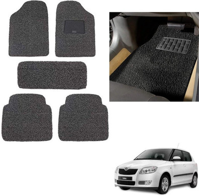 autokaar PVC, Rubber Standard Mat For  Skoda Fabia(Grey, Black)