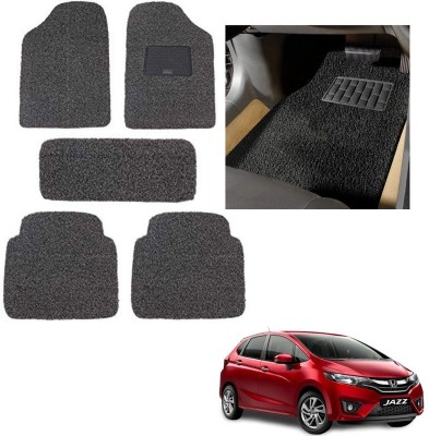 autokaar PVC, Rubber Standard Mat For  Honda Jazz(Grey, Black)