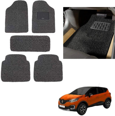 autokaar PVC, Rubber Standard Mat For  Renault Captur(Grey, Black)