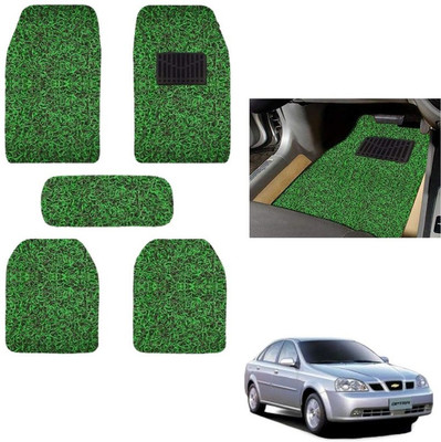 autokaar PVC, Rubber Standard Mat For  Chevrolet Optra(Green)