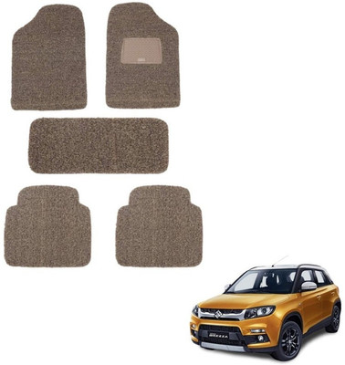 autokaar PVC, Rubber Standard Mat For  Maruti Vitara Brezza(Beige, Brown)
