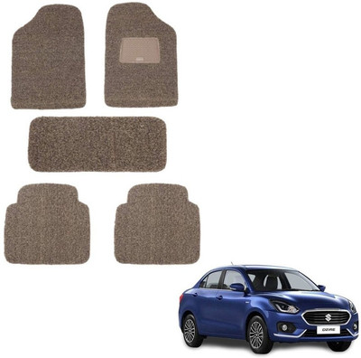 autokaar PVC, Rubber Standard Mat For  Maruti New Dzire(Beige, Brown)