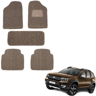 autokaar PVC, Rubber Standard Mat For  Renault Duster(Beige, Brown)