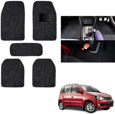 autokaar PVC, Rubber Standard Mat For  Mahindra Quanto(Black)