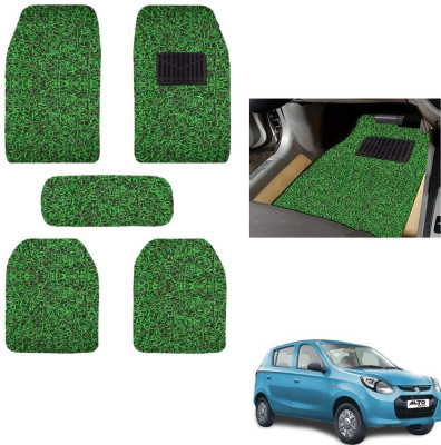 autokaar PVC, Rubber Standard Mat For  Maruti Alto 800(Green)