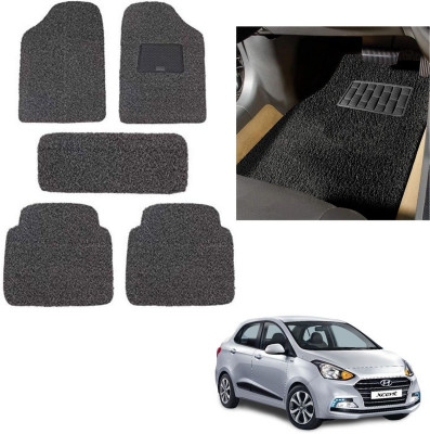 autokaar PVC, Rubber Standard Mat For  Hyundai Xcent(Grey, Black)