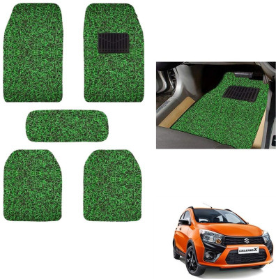 autokaar PVC, Rubber Standard Mat For  Maruti Celerio(Green, Black)