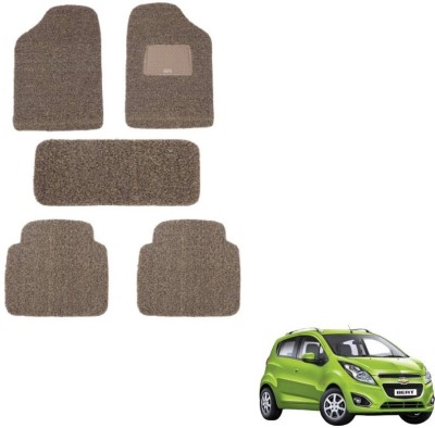 autokaar PVC, Rubber Standard Mat For  Chevrolet Beat(Beige, Brown)