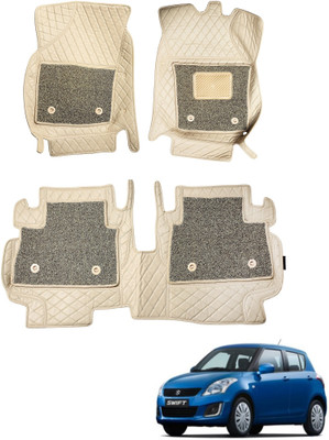 MOCKHE Leatherite 7D Mat For  Maruti Suzuki Swift(Beige)
