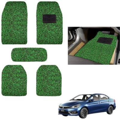 autokaar PVC, Rubber Standard Mat For  Maruti Ciaz(Green, Black)