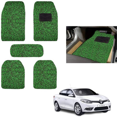 autokaar PVC, Rubber Standard Mat For  Renault Fluence(Green)