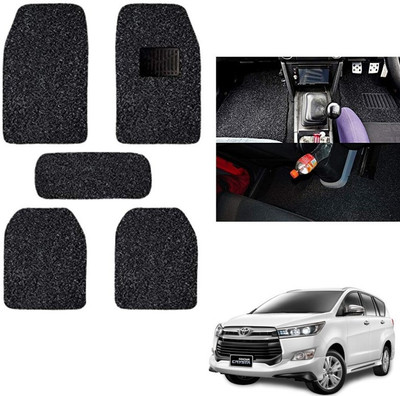autokaar PVC, Rubber Standard Mat For  Toyota Innova Crysta(Black)
