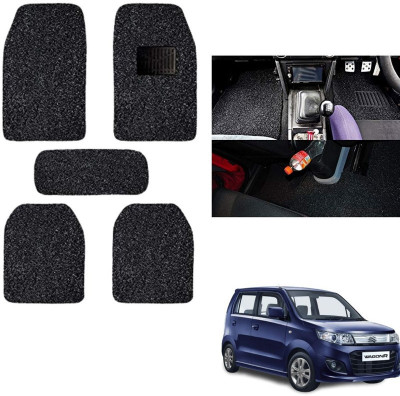autokaar PVC, Rubber Standard Mat For  Maruti WagonR Stingray(Black)