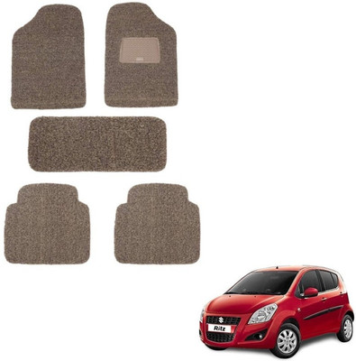 autokaar PVC, Rubber Standard Mat For  Maruti Ritz(Brown)
