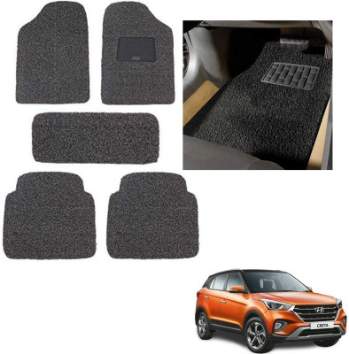 autokaar PVC, Rubber Standard Mat For  Hyundai Creta(Grey)
